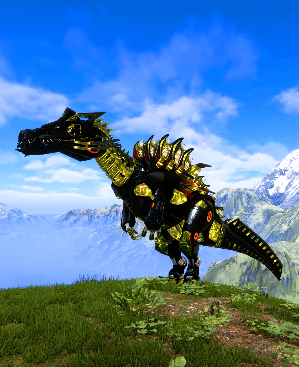 恐龙岛脊背龙形象